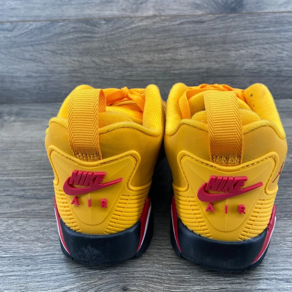 Jordan MVP 678 Basketball Shoes Mens Size 9 Taxi Yellow Red Black IO7437-705
